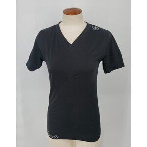 Castelli Cycling ? Shirt Womens L / XL  Black Tee Fitted Ribbed Stretch Top